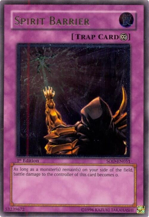 Image for Spirit Barrier (UTR) (Soul of the Duelist) (SOD-EN051) - YuGiOh
