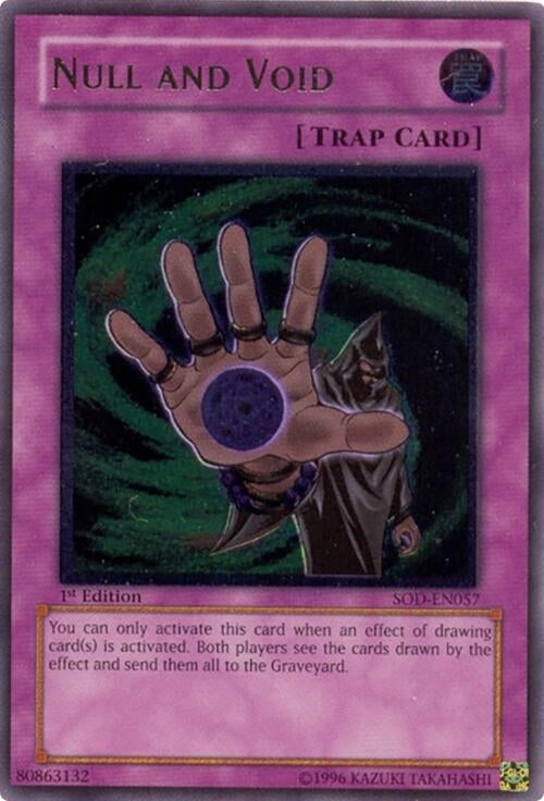 Image for Null and Void (UTR) (Soul of the Duelist) (SOD-EN057) - YuGiOh
