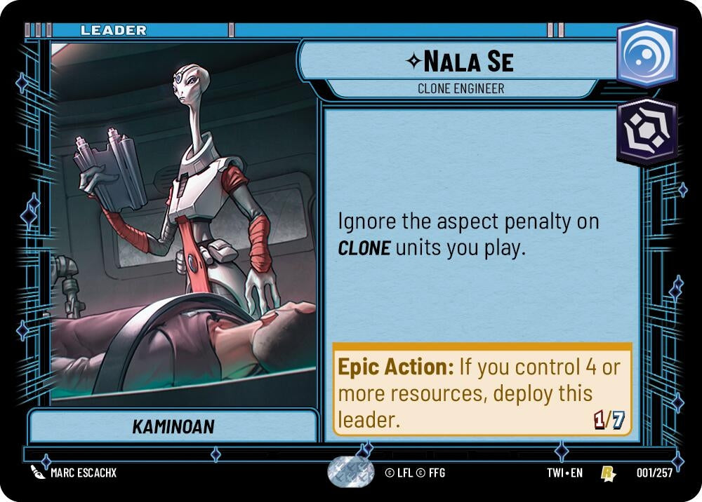 Image for Nala Se - Clone Engineer (Twilight of the Republic) (001/257) - Star Wars: Unlimited
