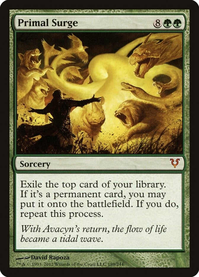 Image for Primal Surge (Avacyn Restored) (189) - Magic: The Gathering