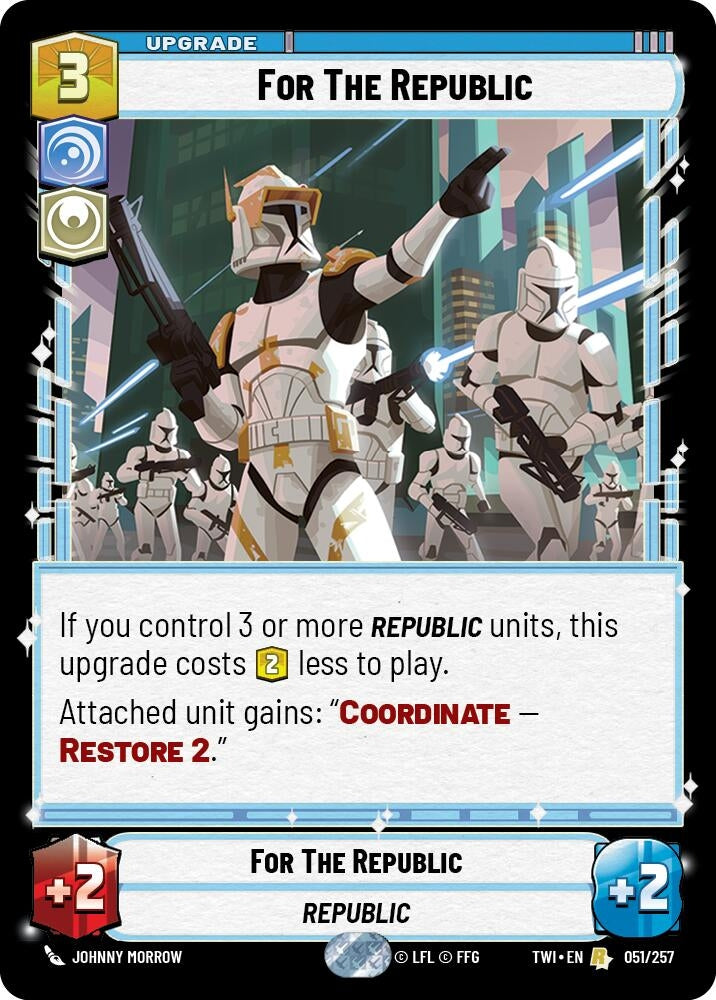 Image for For The Republic (Twilight of the Republic) (051/257) - Star Wars: Unlimited