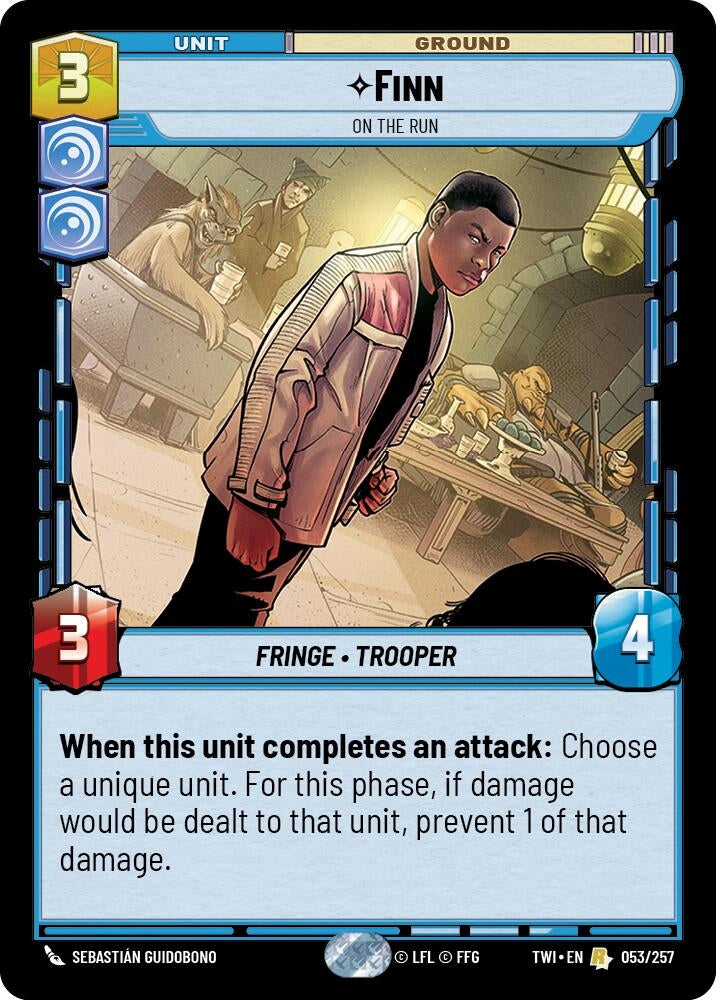 Image for Finn - On the Run (Twilight of the Republic) (053/257) - Star Wars: Unlimited