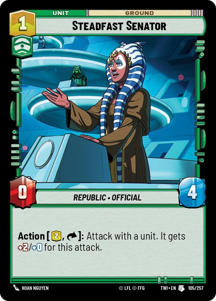 Image for Steadfast Senator (Twilight of the Republic) (105/257) - Star Wars: Unlimited