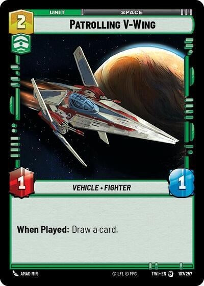 Image for Patrolling V-Wing (Twilight of the Republic) (107/257) - Star Wars: Unlimited