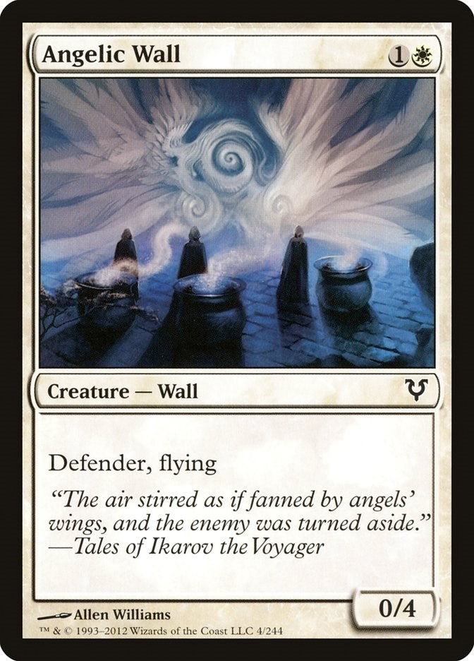 Image for Angelic Wall (Avacyn Restored) (4) - Magic: The Gathering