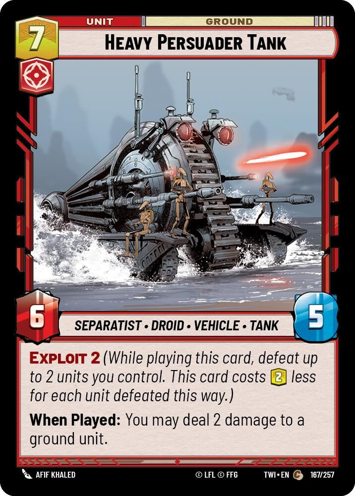 Image for Heavy Persuader Tank (Twilight of the Republic) (167/257) - Star Wars: Unlimited