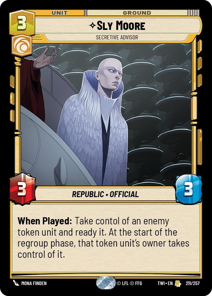 Image for Sly Moore - Secretive Advisor (Twilight of the Republic) (211/257) - Star Wars: Unlimited