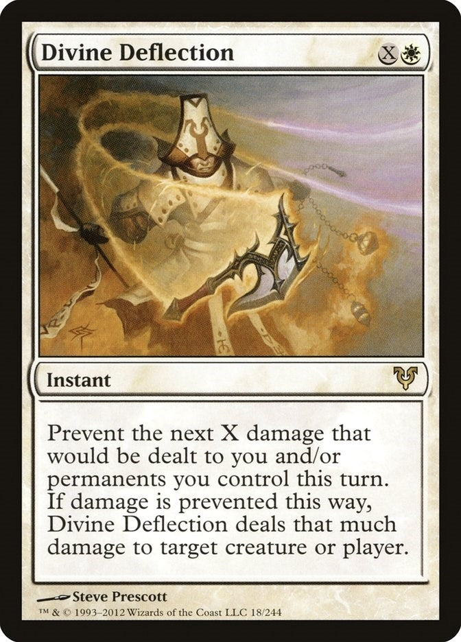 Image for Divine Deflection (Avacyn Restored) (18) - Magic: The Gathering