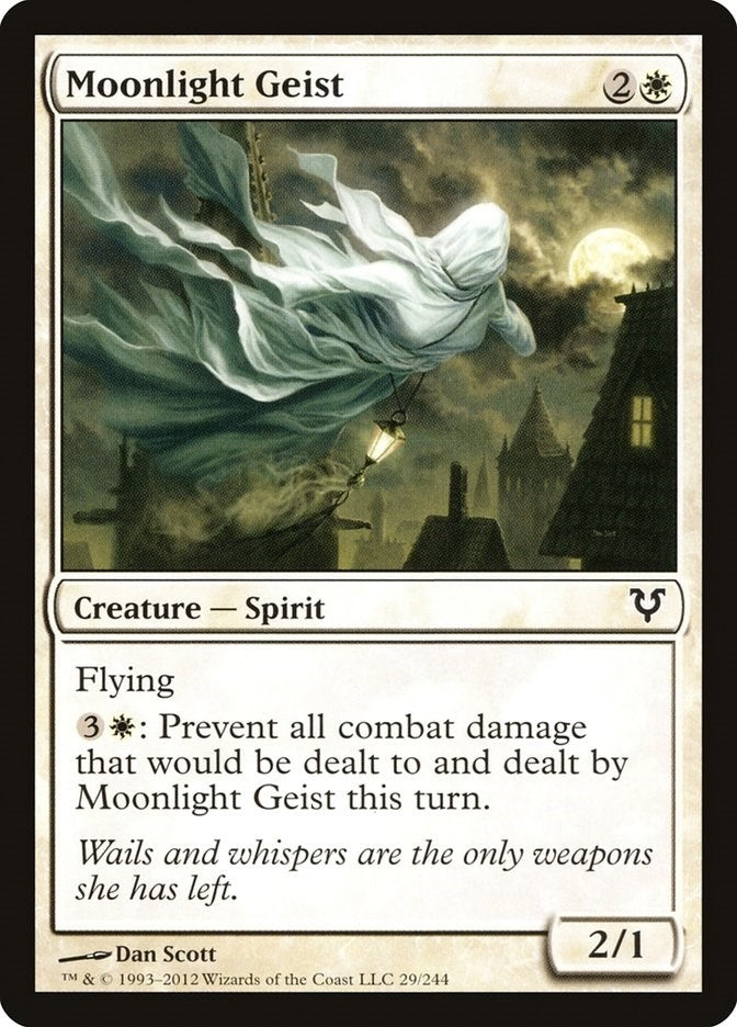 Image for Moonlight Geist (Avacyn Restored) (29) - Magic: The Gathering