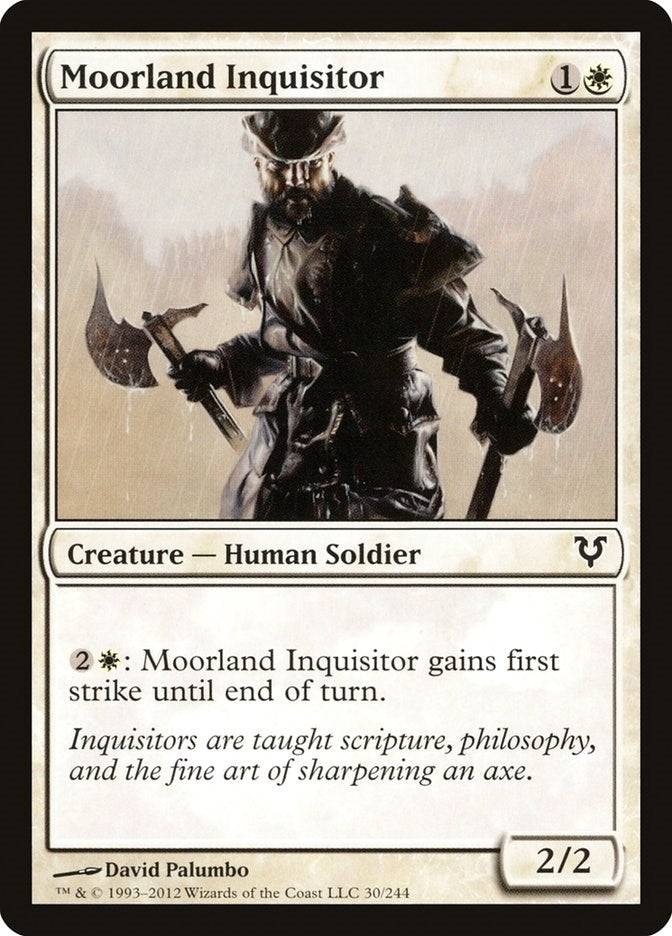 Image for Moorland Inquisitor (Avacyn Restored) (30) - Magic: The Gathering