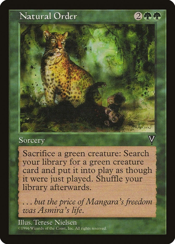 Image for Natural Order (Visions) - Magic: The Gathering