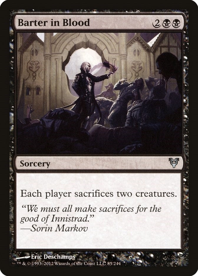 Image for Barter in Blood (Avacyn Restored) (85) - Magic: The Gathering