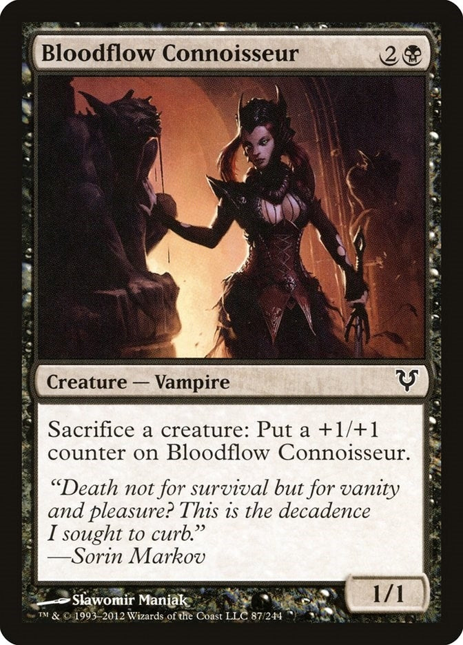 Image for Bloodflow Connoisseur (Avacyn Restored) (87) - Magic: The Gathering