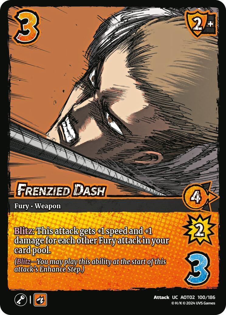 Image for Frenzied Dash (Attack On Titan: Origins of Power) (100/186) - UniVersus