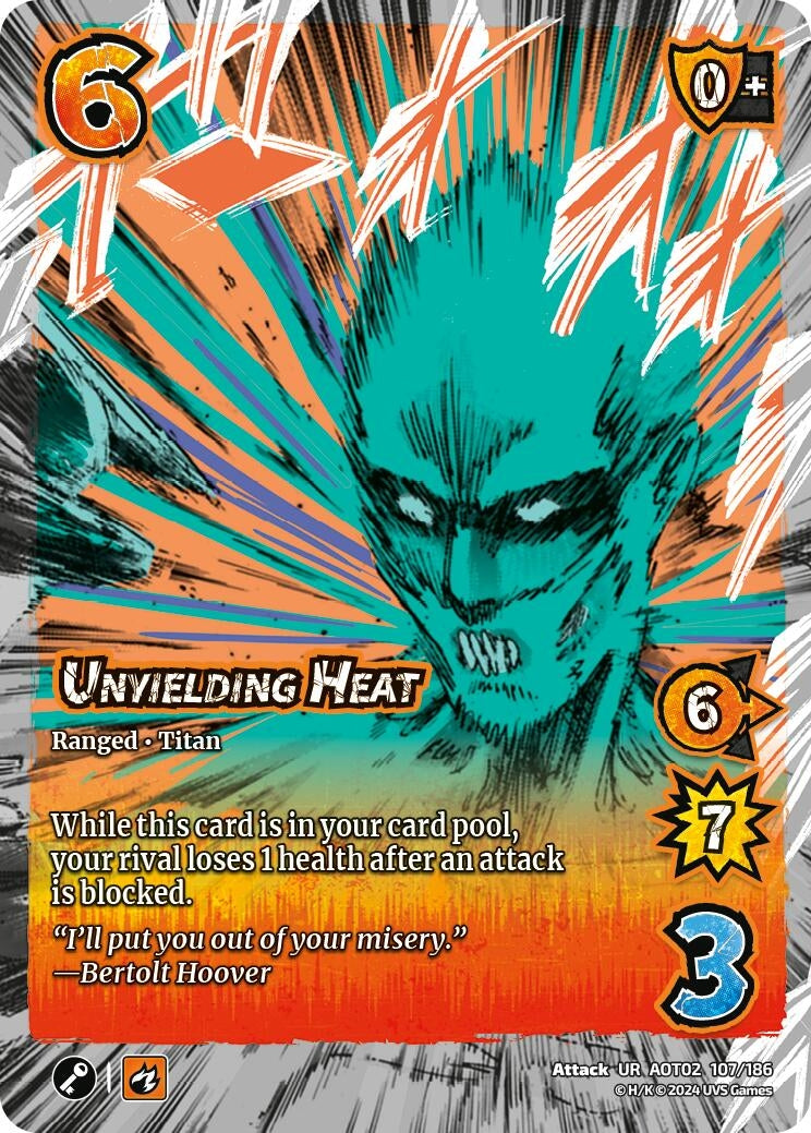 Image for Unyielding Heat (Attack On Titan: Origins of Power) (107/186) - UniVersus