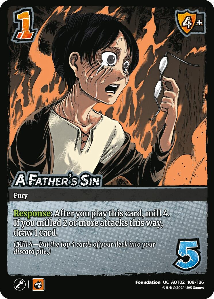 Image for A Father's Sin (Attack On Titan: Origins of Power) (109/186) - UniVersus