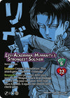 Image for Levi Ackerman, Humanity's Strongest Soldier (Attack On Titan: Origins of Power) (11/186) - UniVersus