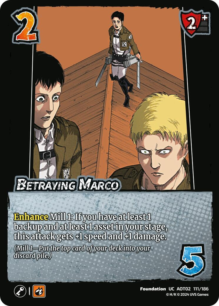 Image for Betraying Marco (Attack On Titan: Origins of Power) (111/186) - UniVersus