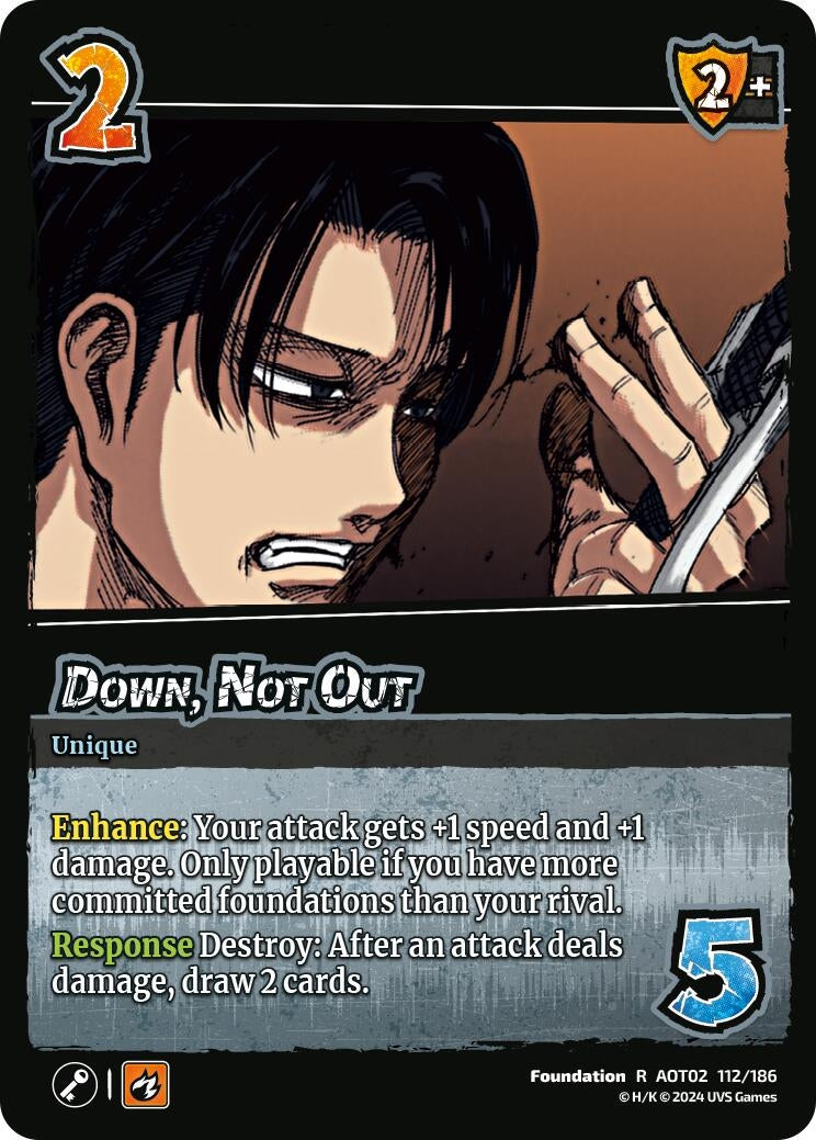 Image for Down, Not Out (Attack On Titan: Origins of Power) (112/186) - UniVersus