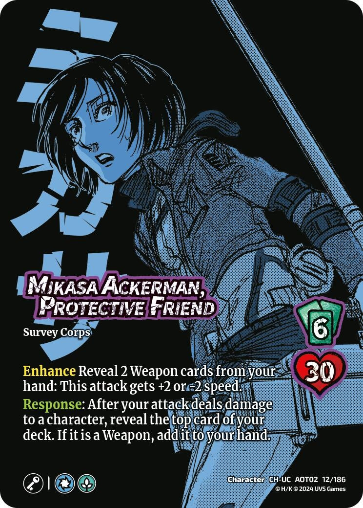 Image for Mikasa Ackerman, Protective Friend (Attack On Titan: Origins of Power) (12/186) - UniVersus