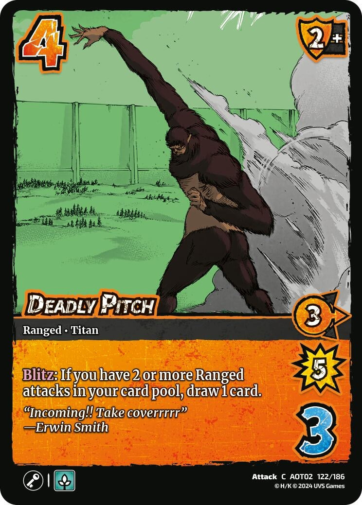 Image for Deadly Pitch (Attack On Titan: Origins of Power) (122/186) - UniVersus