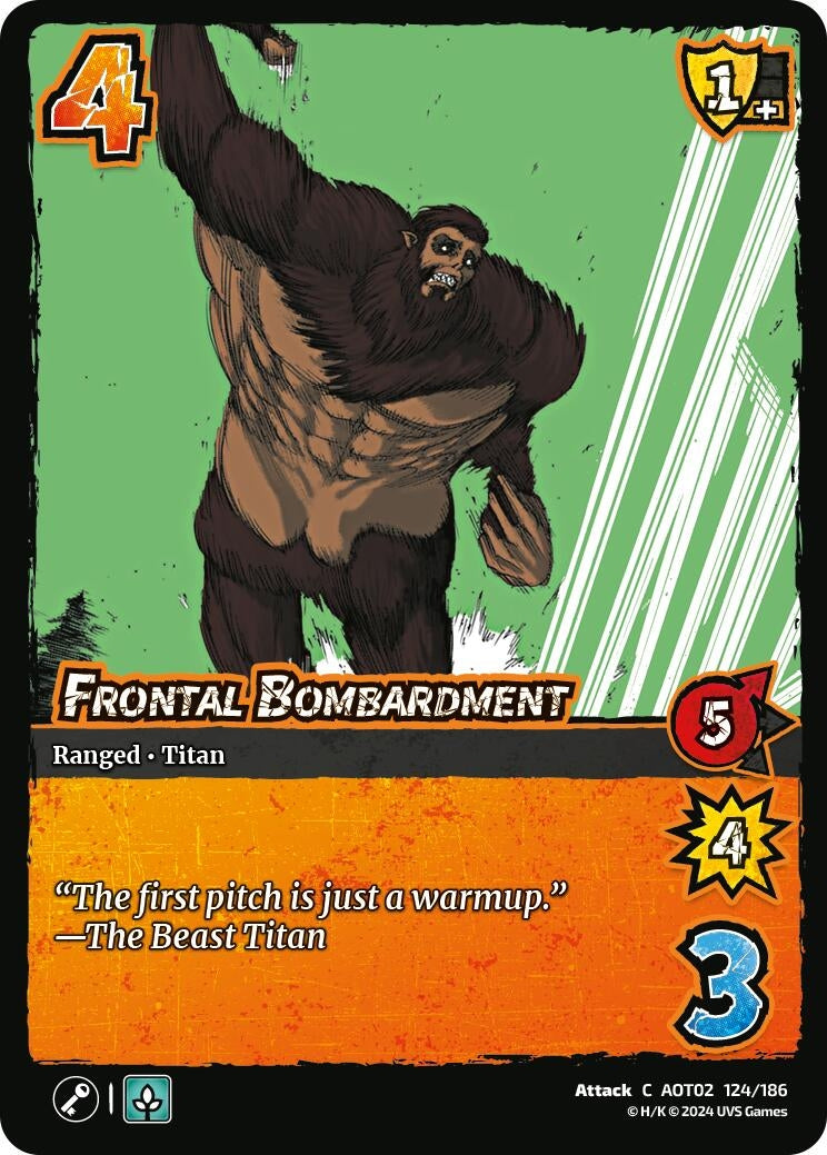 Image for Frontal Bombardment (Attack On Titan: Origins of Power) (124/186) - UniVersus