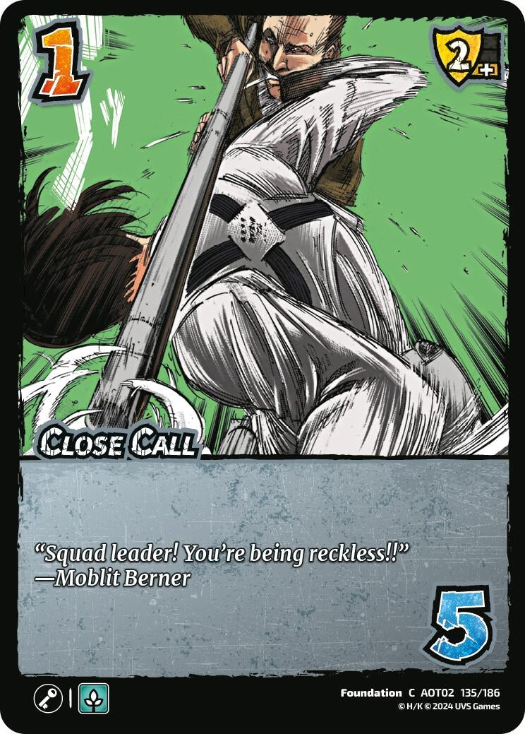 Image for Close Call (Attack On Titan: Origins of Power) (135/186) - UniVersus