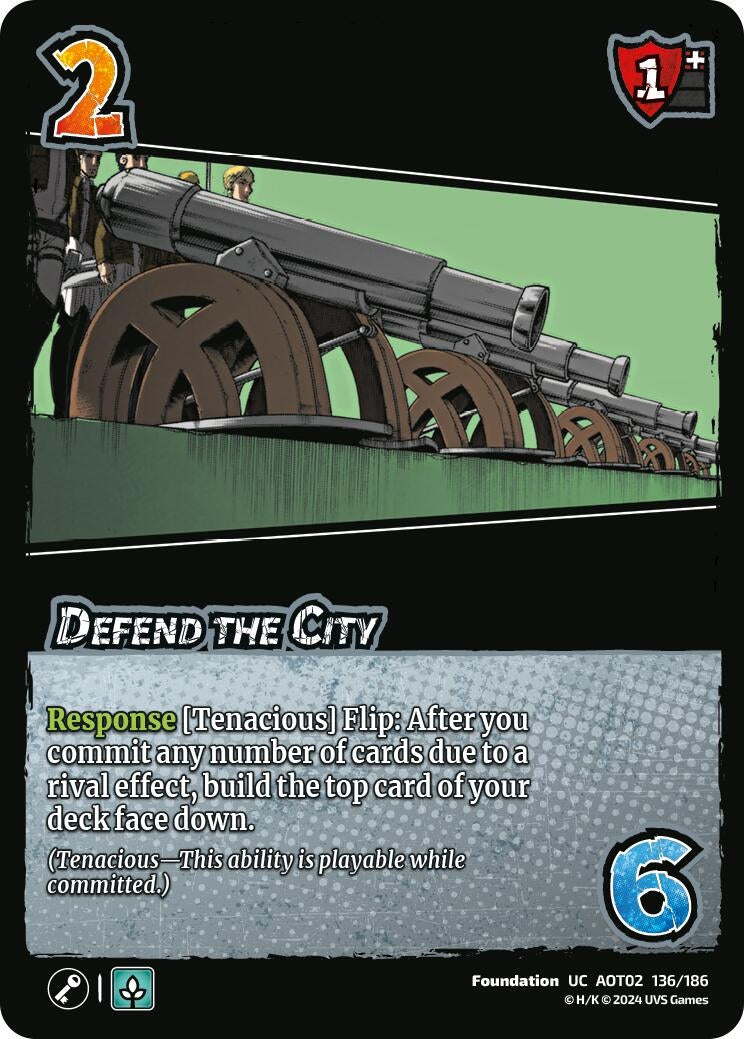 Image for Defend the City (Attack On Titan: Origins of Power) (136/186) - UniVersus
