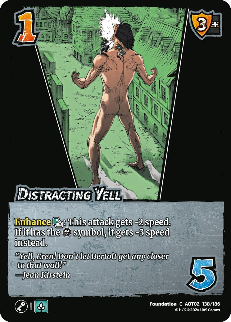 Image for Distracting Yell (Attack On Titan: Origins of Power) (138/186) - UniVersus