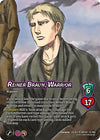 Image for Reiner Braun, Warrior // Reiner, Armored Titan Advancing (Alternate Art) (Attack On Titan: Origins of Power) (13a/186) - UniVersus
