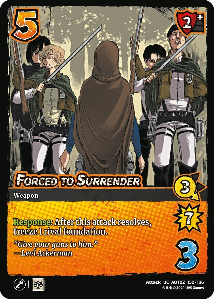 Image for Forced to Surrender (Attack On Titan: Origins of Power) (150/186) - UniVersus