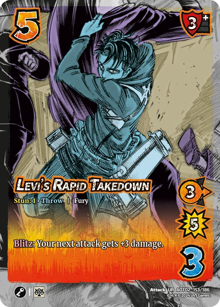 Image for Levi's Rapid Takedown (Attack On Titan: Origins of Power) (153/186) - UniVersus