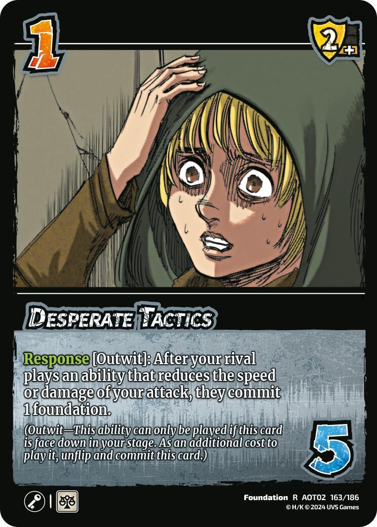 Image for Desperate Tactics (Attack On Titan: Origins of Power) (163/186) - UniVersus