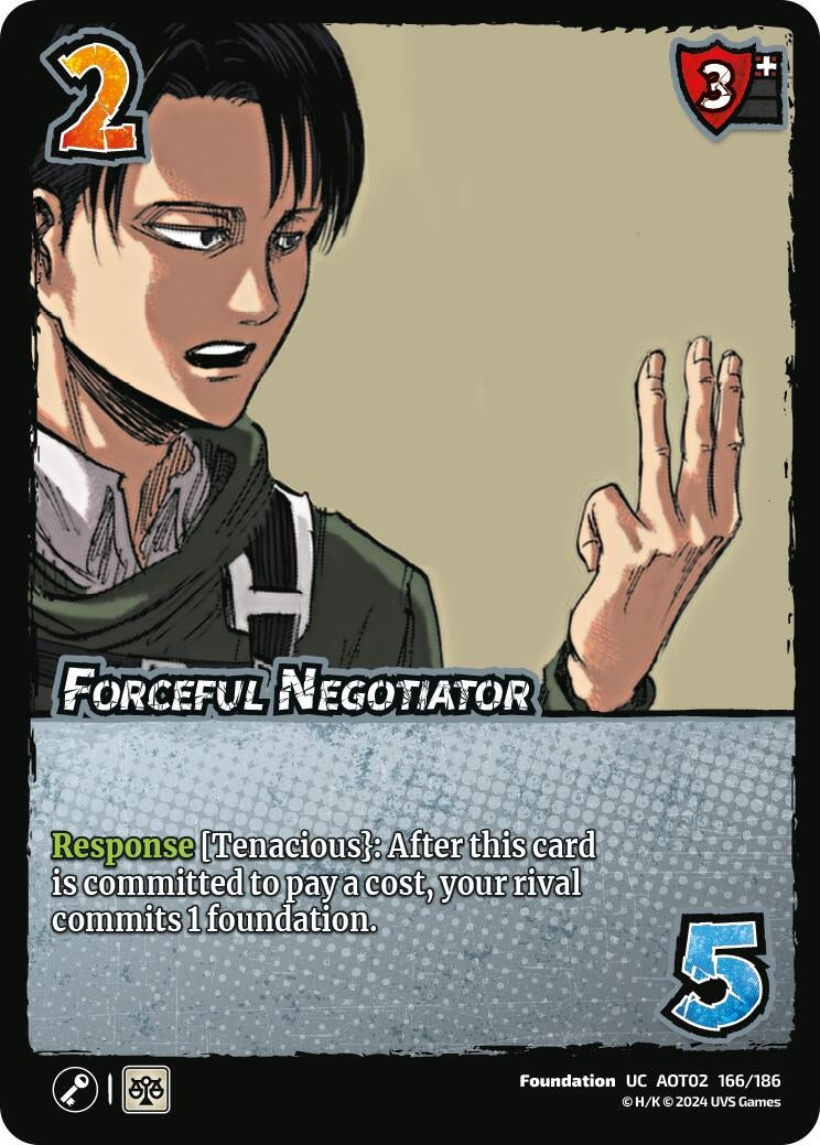 Image for Forceful Negotiator (Attack On Titan: Origins of Power) (166/186) - UniVersus