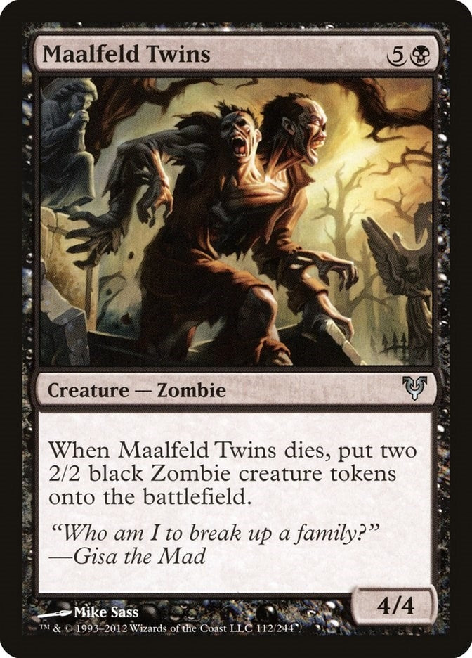 Image for Maalfeld Twins (Avacyn Restored) (112) - Magic: The Gathering