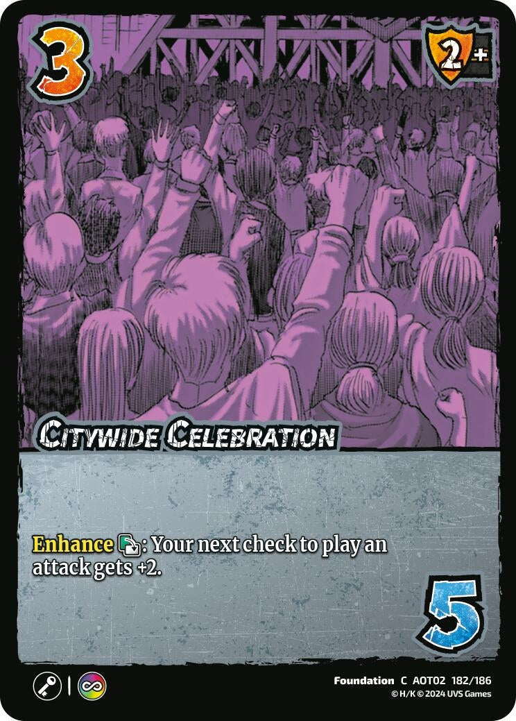 Image for Citywide Celebration (Attack On Titan: Origins of Power) (182/186) - UniVersus