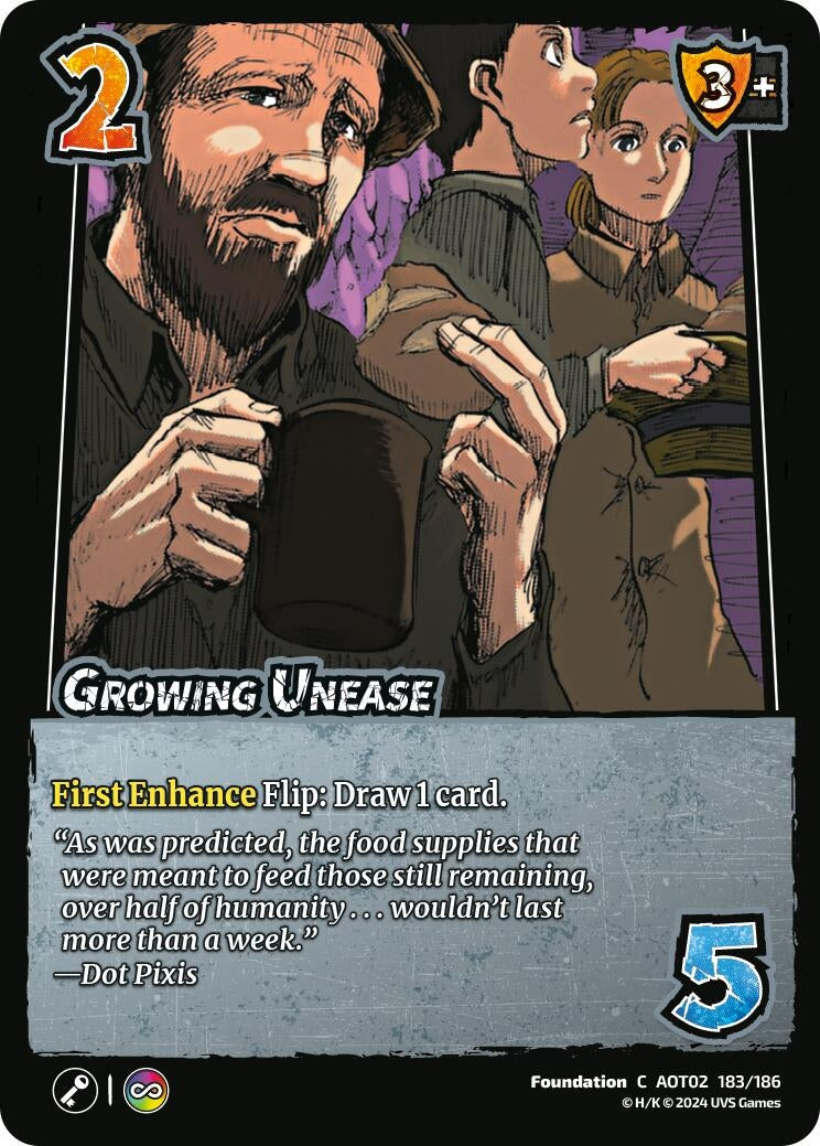Image for Growing Unease (Attack On Titan: Origins of Power) (183/186) - UniVersus