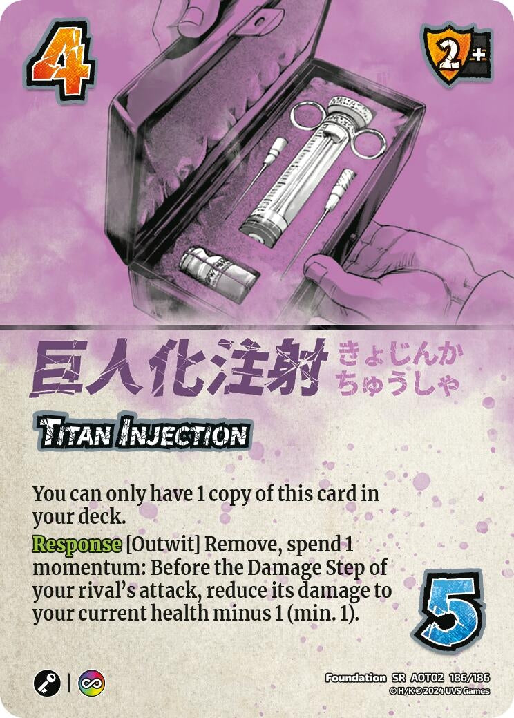 Image for Titan Injection (Attack On Titan: Origins of Power) (186/186) - UniVersus