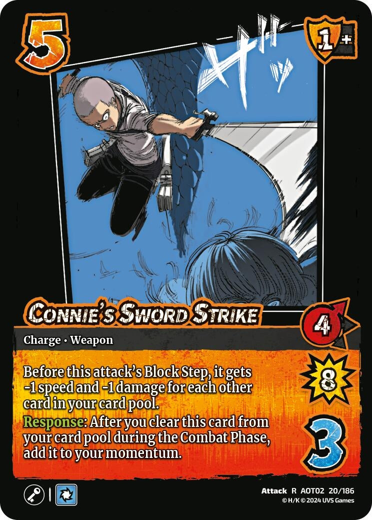 Image for Connie's Sword Strike (Attack On Titan: Origins of Power) (20/186) - UniVersus
