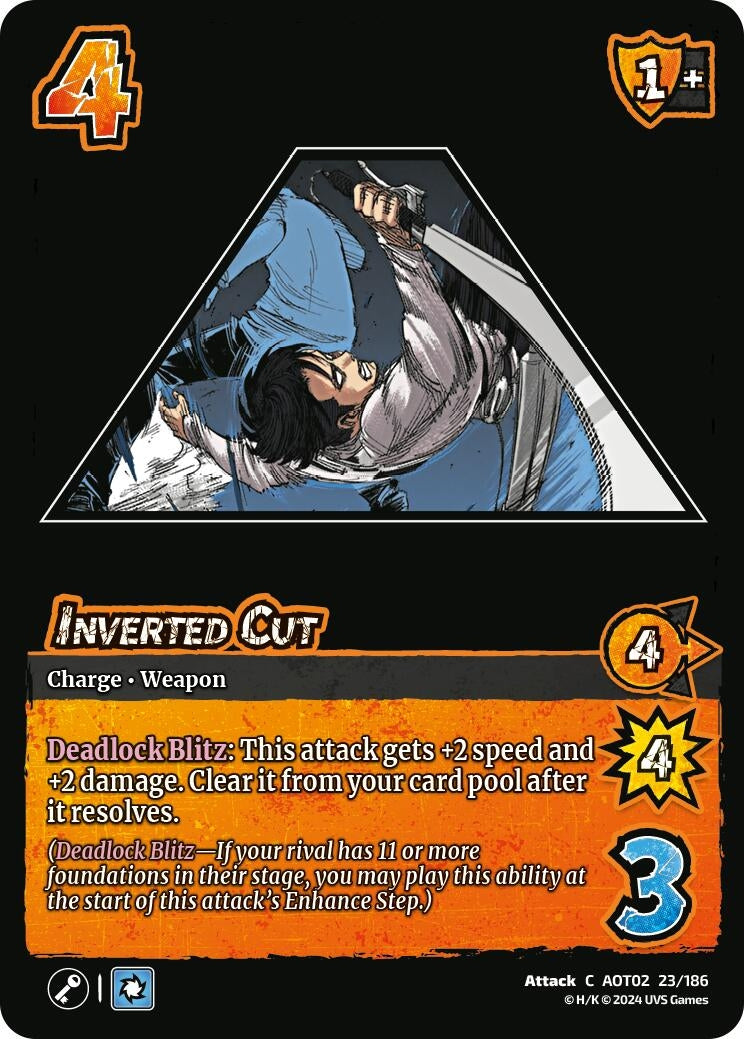 Image for Inverted Cut (Attack On Titan: Origins of Power) (23/186) - UniVersus
