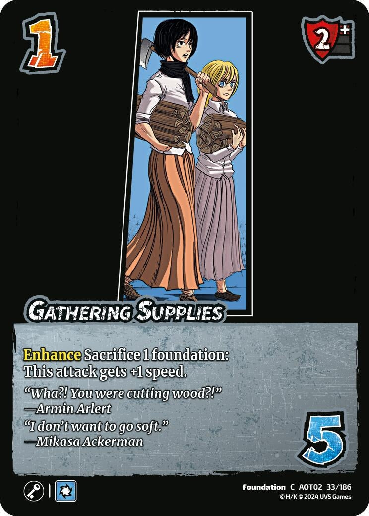 Image for Gathering Supplies (Attack On Titan: Origins of Power) (33/186) - UniVersus