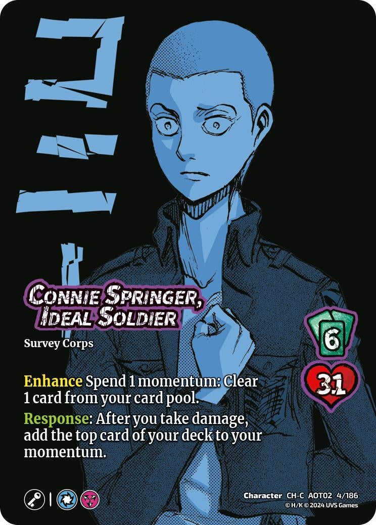 Image for Connie Springer, Ideal Soldier (Attack On Titan: Origins of Power) (4/186) - UniVersus
