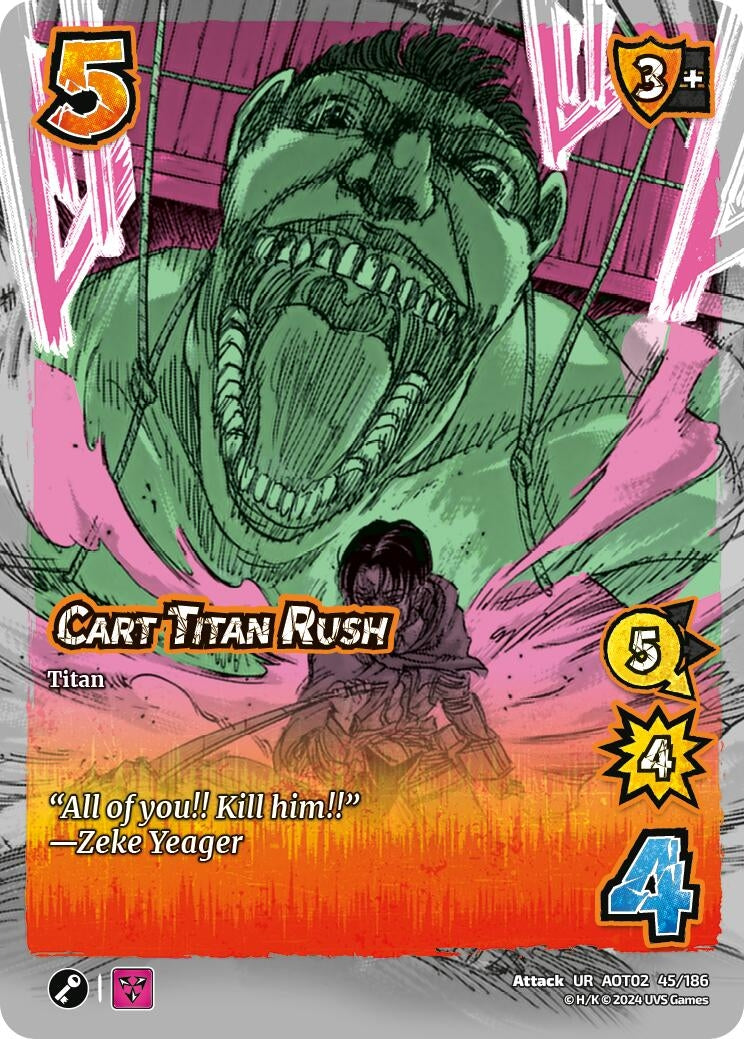 Image for Cart Titan Rush (Attack On Titan: Origins of Power) (45/186) - UniVersus