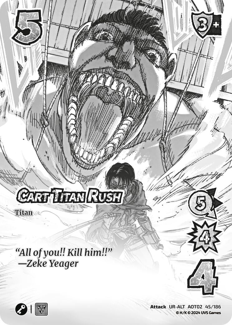 Image for Cart Titan Rush (Alternate Art) (Attack On Titan: Origins of Power) (45/186) - UniVersus