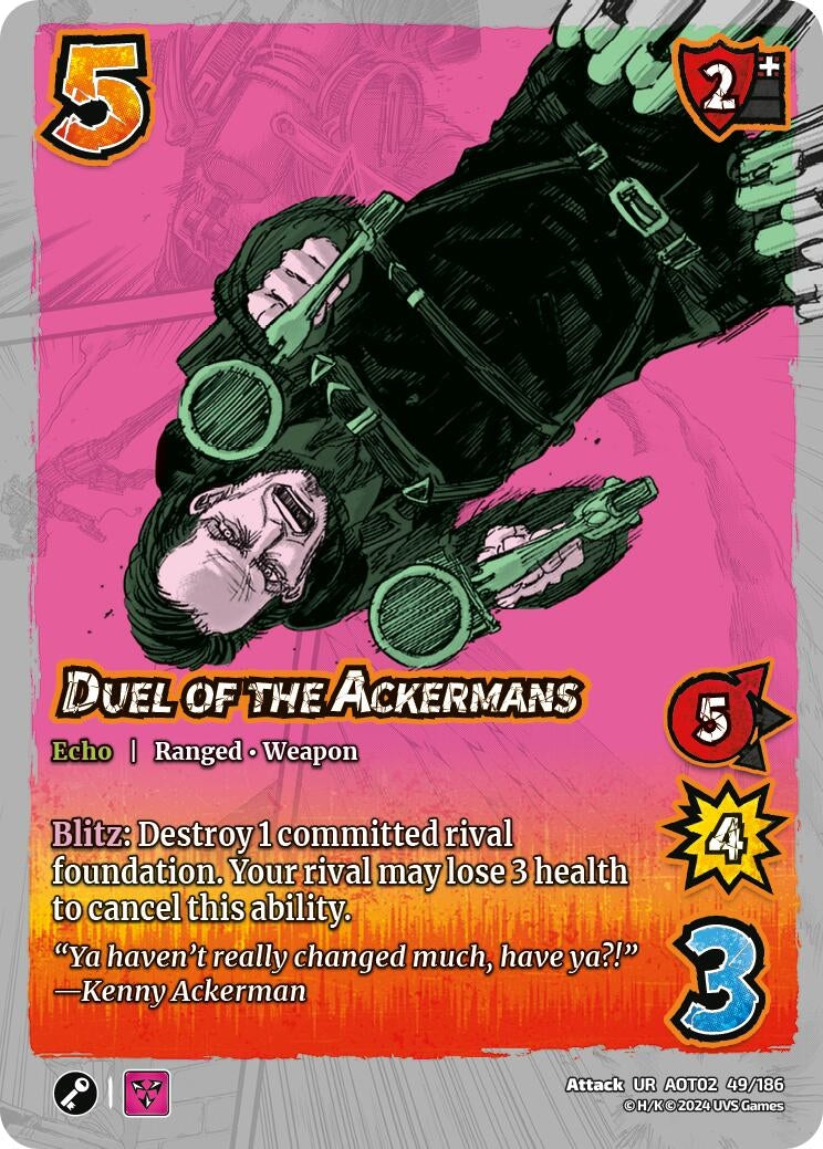 Image for Duel of the Ackermans (Attack On Titan: Origins of Power) (49/186) - UniVersus