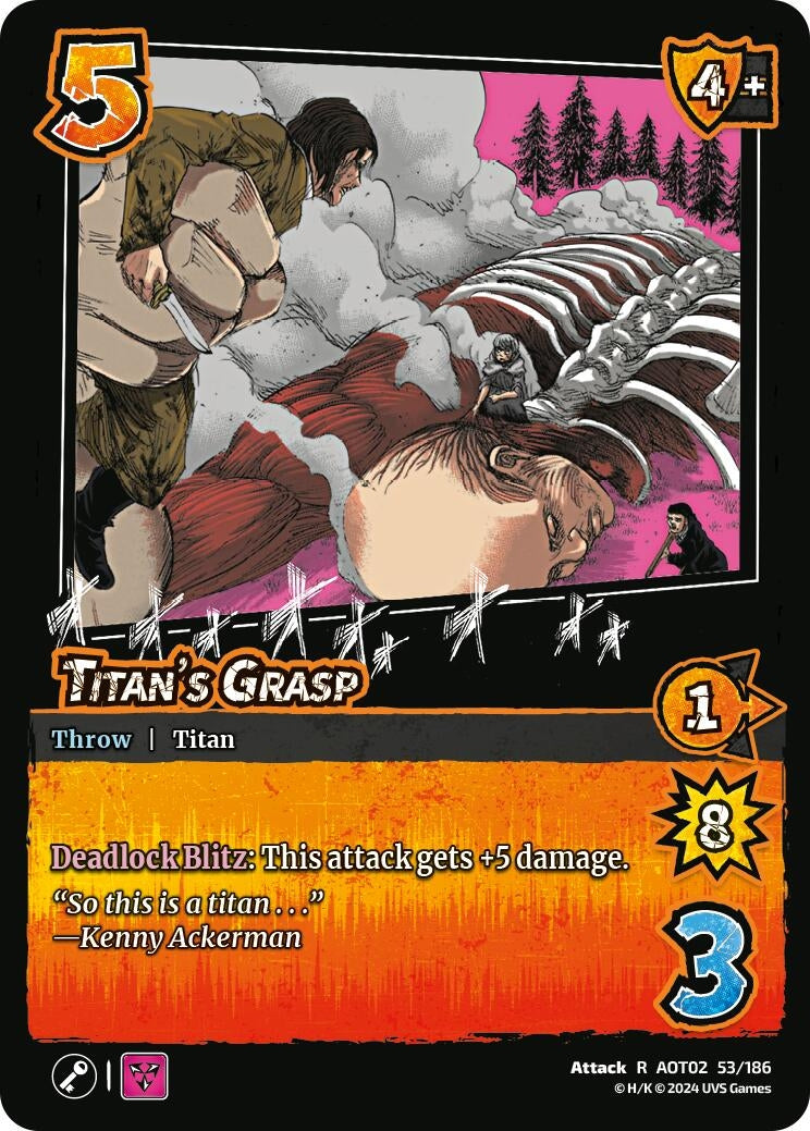 Image for Titan's Grasp (Attack On Titan: Origins of Power) (53/186) - UniVersus