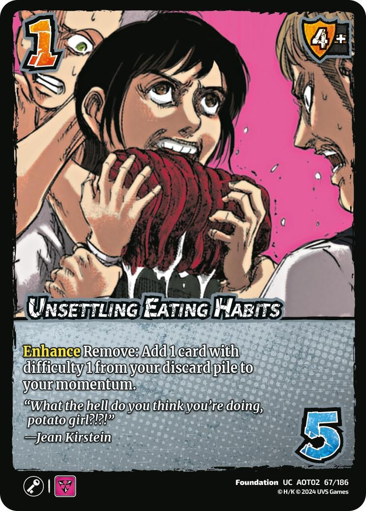 Image for Unsettling Eating Habits (Attack On Titan: Origins of Power) (67/186) - UniVersus