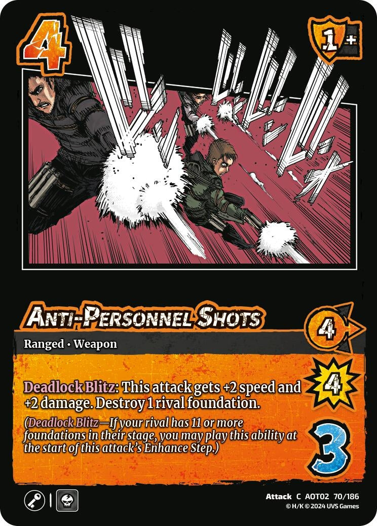 Image for Anti-Personnel Shots (Attack On Titan: Origins of Power) (70/186) - UniVersus