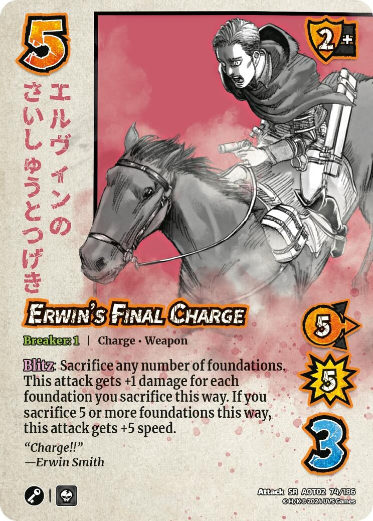 Image for Erwin's Final Charge (Attack On Titan: Origins of Power) (74/186) - UniVersus
