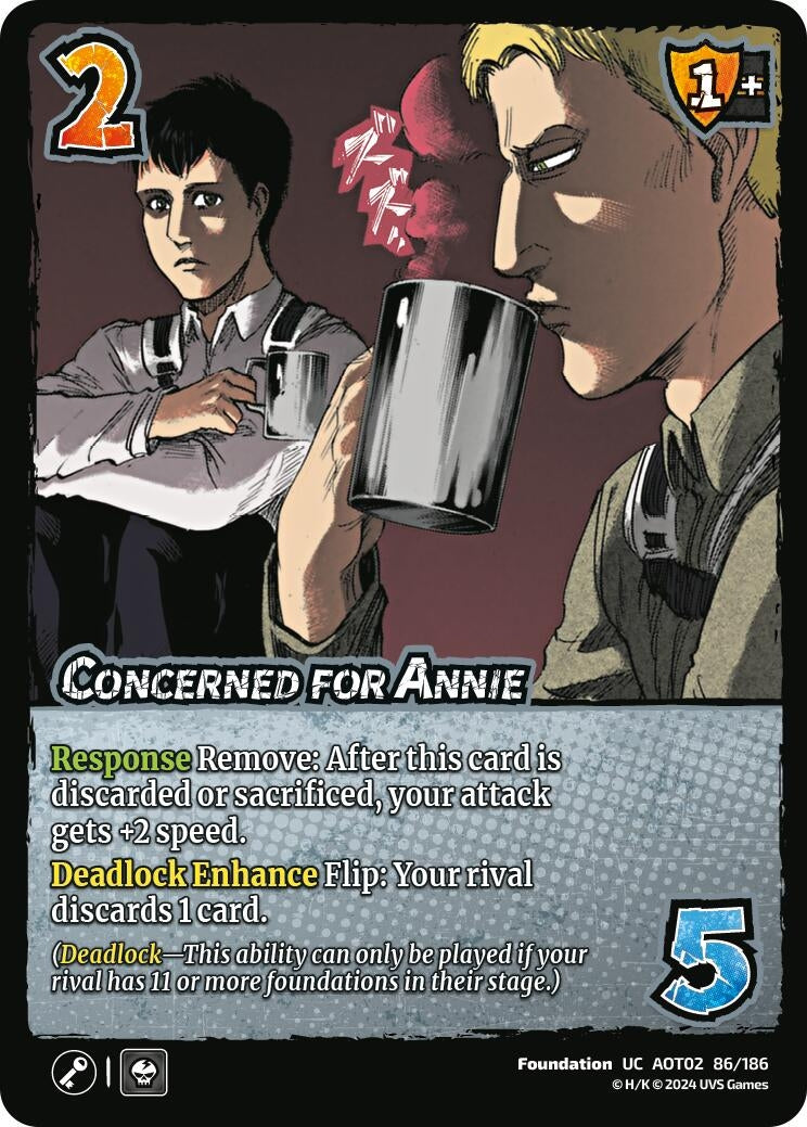 Image for Concerned for Annie (Attack On Titan: Origins of Power) (86/186) - UniVersus